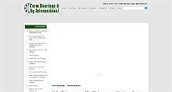 Desktop Screenshot of farmbearings.com